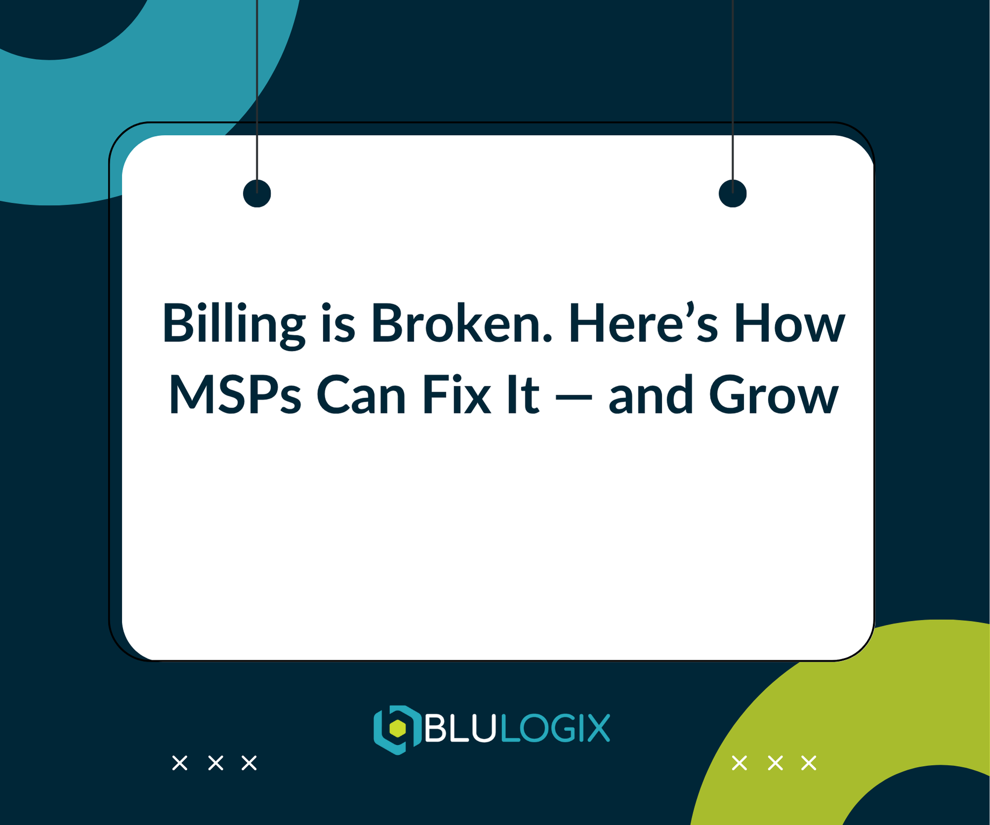 MSP Blog 1 Billing is Broken. Here’s How MSPs Can Fix It — and Grow