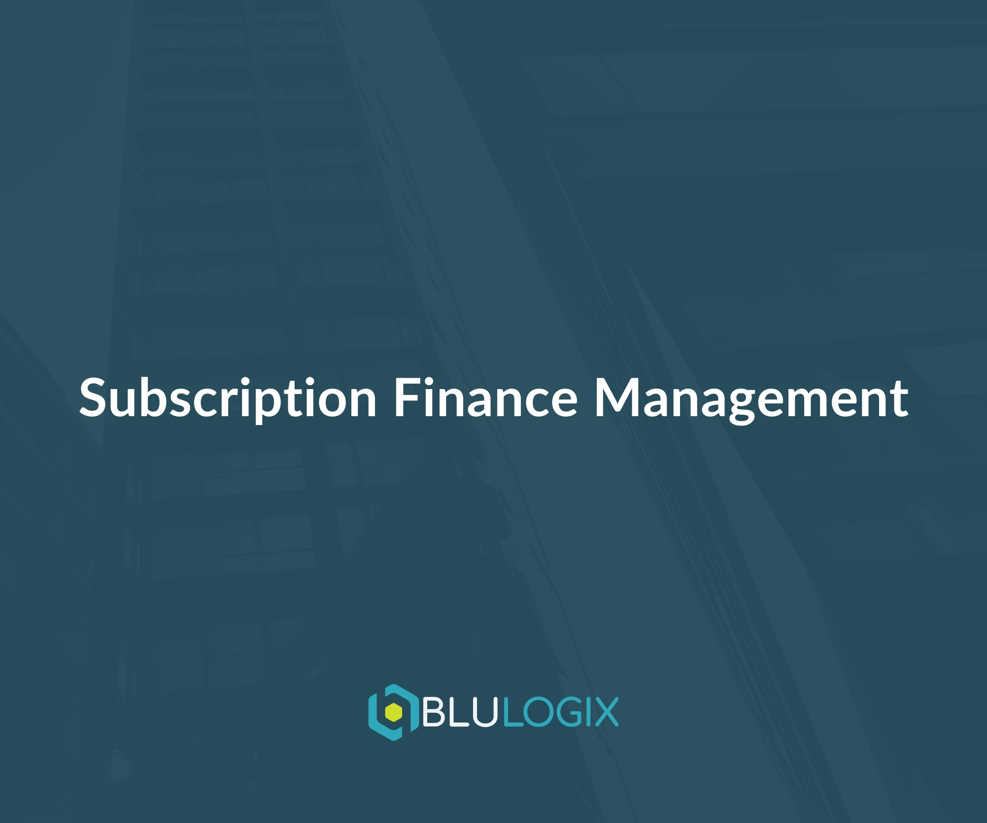 Subscription Finance Management