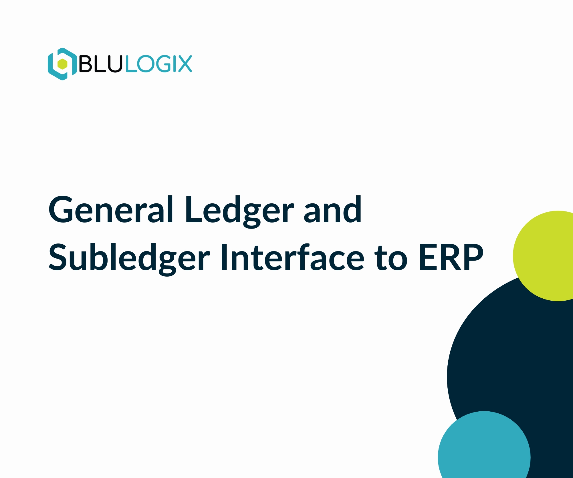 General Ledger and Subledger Integration